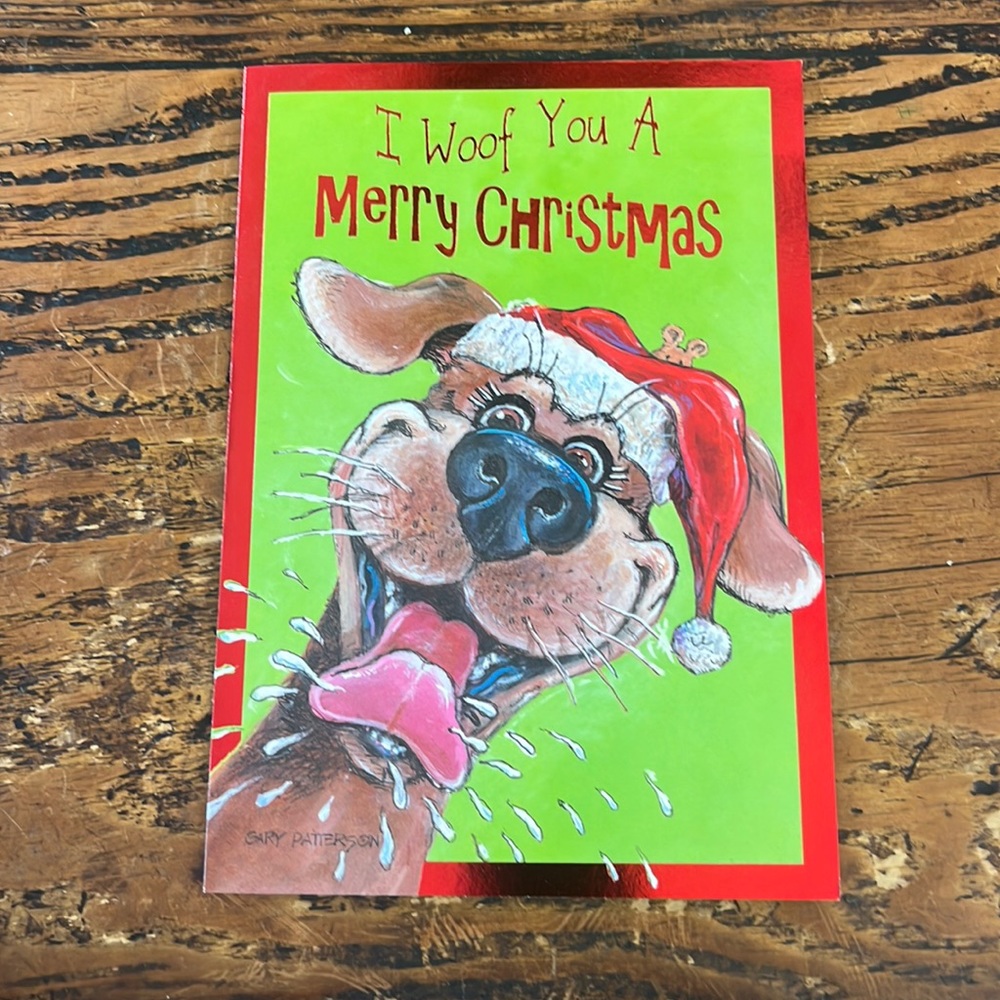 Gary Patterson Christmas Card by Leanin’ Tree - Set of 4 with envelopes (no box)